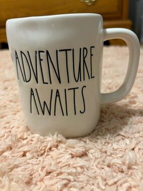 Rae Dunn Large Mug “adventure awaits”